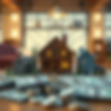 Visual representation of different loan types