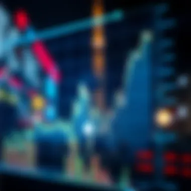 Graph showing trends in stock warrant prices