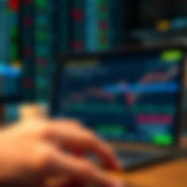 Strategic analysis of stock warrants on a digital screen