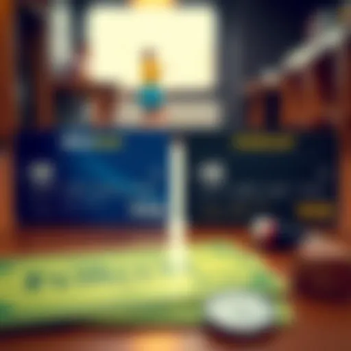 A visual comparison of credit card benefits and drawbacks