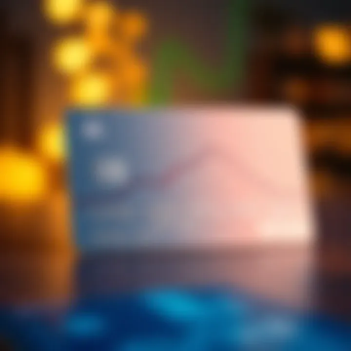 Impact on Credit Score with Multiple Cards Illustration depicting credit score fluctuations with multiple cards