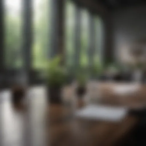 A corporate meeting focused on sustainability discussions