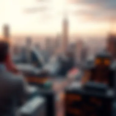 A case study analysis graphic depicting the competitive landscape of leading private banks