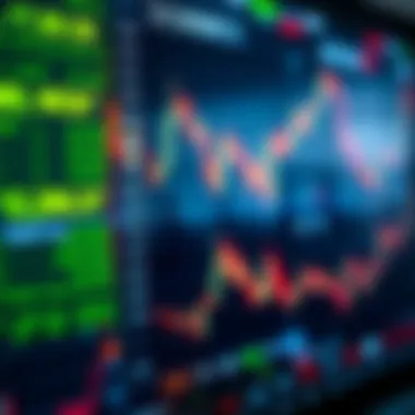 A close-up of a digital trading platform showcasing penny stocks