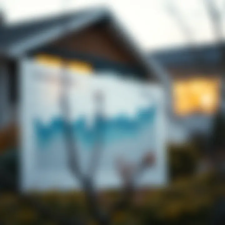 A graph showing market trends related to pre-foreclosure properties