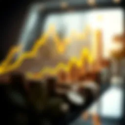 Visual representation of mutual fund growth over time