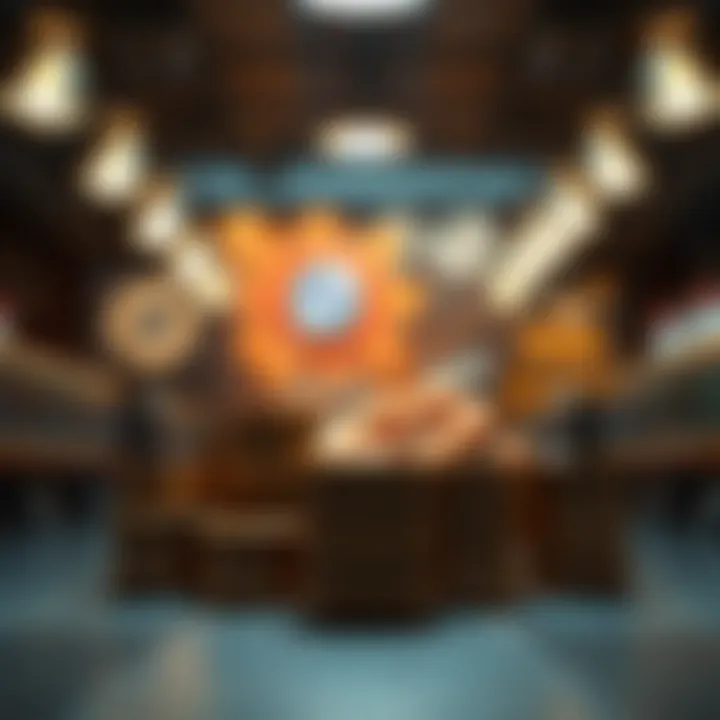 Visual representation of portfolio diversification strategies