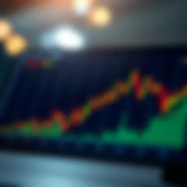 A chart showing ETF market trends