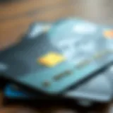 A visual representation of credit card accounts