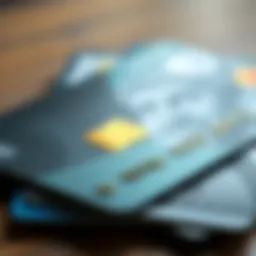 A visual representation of credit card accounts