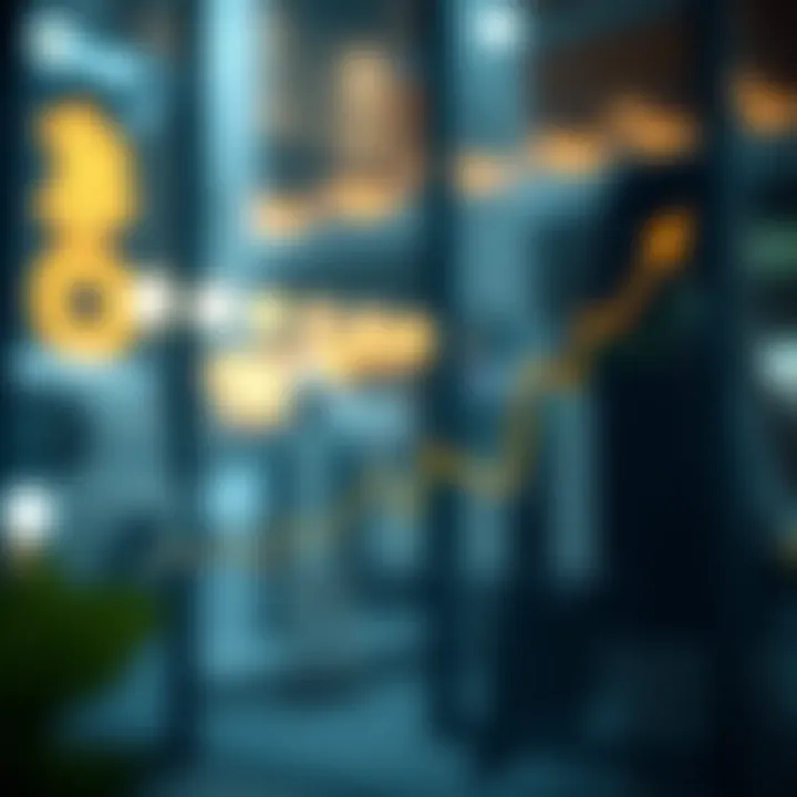 Graph highlighting future trends in financial institutions