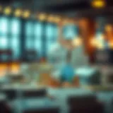 Infographic depicting various types of financial institutions