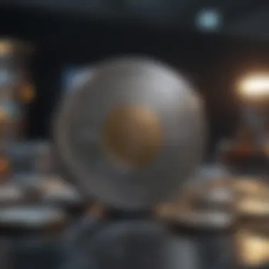 Futuristic Concept of Digital Assets A futuristic concept of digital assets and investment.