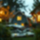 Visual representation of purchase money mortgage concept