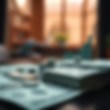 Visual representation of income streams