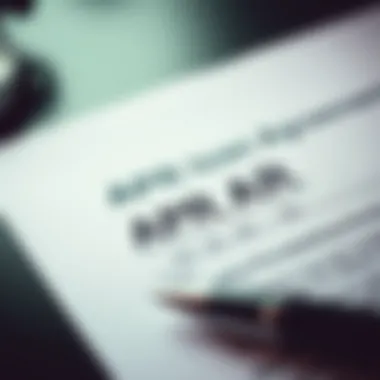 Understanding Car Loan Agreements and APR A close-up view of a car loan agreement highlighting APR rates