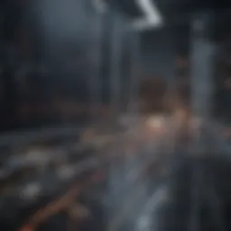 An illustrative representation of trading lines in financial markets