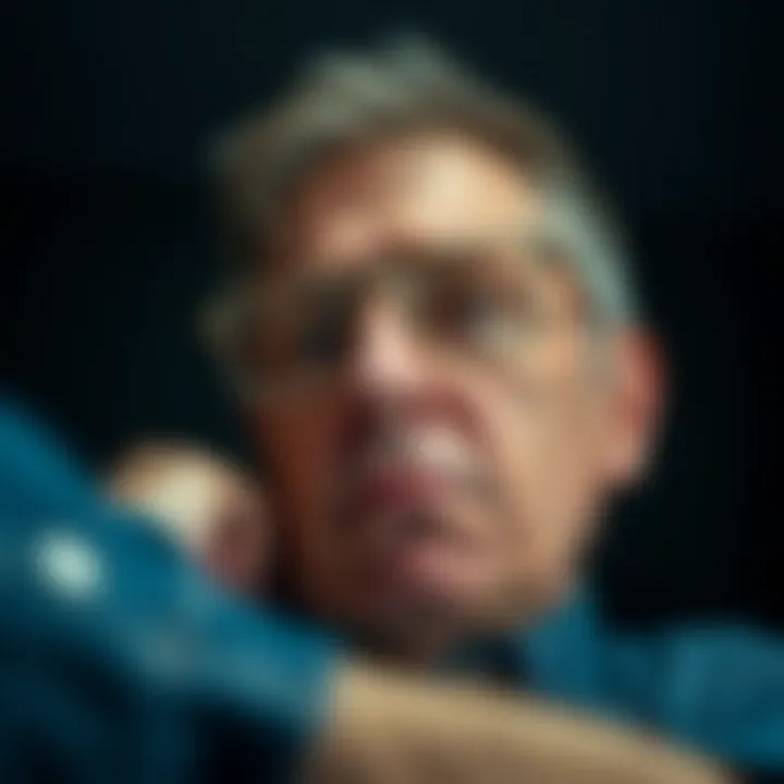 Visual representation of emotional toll of bankruptcy