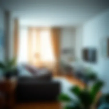 A serene apartment environment suitable for students