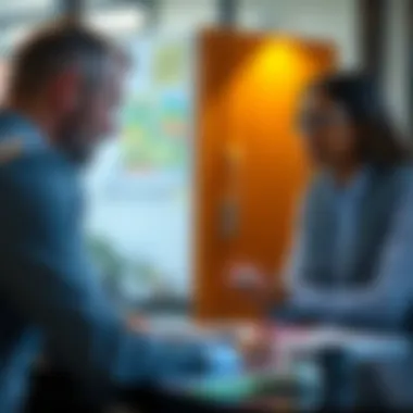 A strategic financial planning session