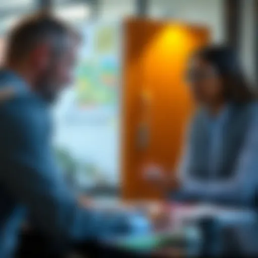 A strategic financial planning session